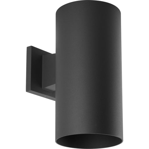 Progress Lighting 6 Inch Black Outdoor Wall Cylinder (P5641-31)