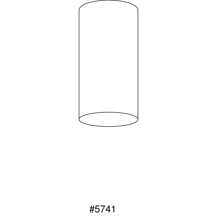 Progress Lighting 6 Inch LED Outdoor Flush Mount Cylinder 3000K (P5741-30/30K)