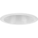 Progress Lighting 6 Inch Satin White Recessed Open Shower Trim For 6 Inch Housing P806N Series (P806003-028)