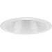Progress Lighting 6 Inch Satin White Recessed Open Trim For 6 Inch Shallow Housing P806S Series (P806007-028)