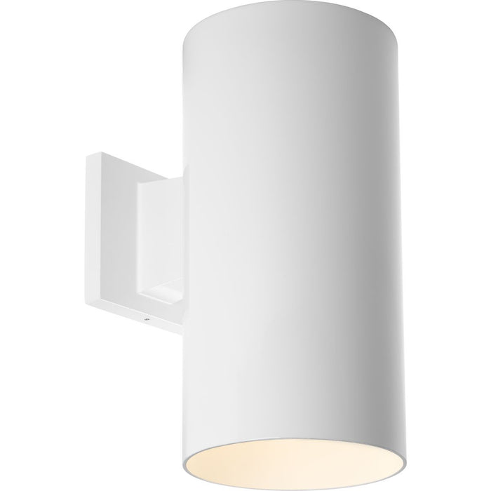 Progress Lighting 6 Inch White Outdoor Wall Cylinder (P5641-30)