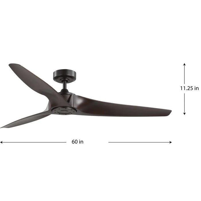 Progress Lighting 94250069020 Manvel 60 Inch 3-Blade Ceiling Fan Antique Bronze (P250069-020)