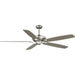 Progress Lighting 94250070152 Kennedale 72 Inch 5-Blade Ceiling Fan Painted Nickel (P250070-152)