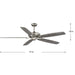 Progress Lighting 94250070152 Kennedale 72 Inch 5-Blade Ceiling Fan Painted Nickel (P250070-152)