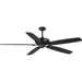 Progress Lighting 9425007031M Kennedale 72 Inch 5-Blade Ceiling Fan Matte Black (P250070-31M)