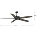 Progress Lighting 9425007031M Kennedale 72 Inch 5-Blade Ceiling Fan Matte Black (P250070-31M)