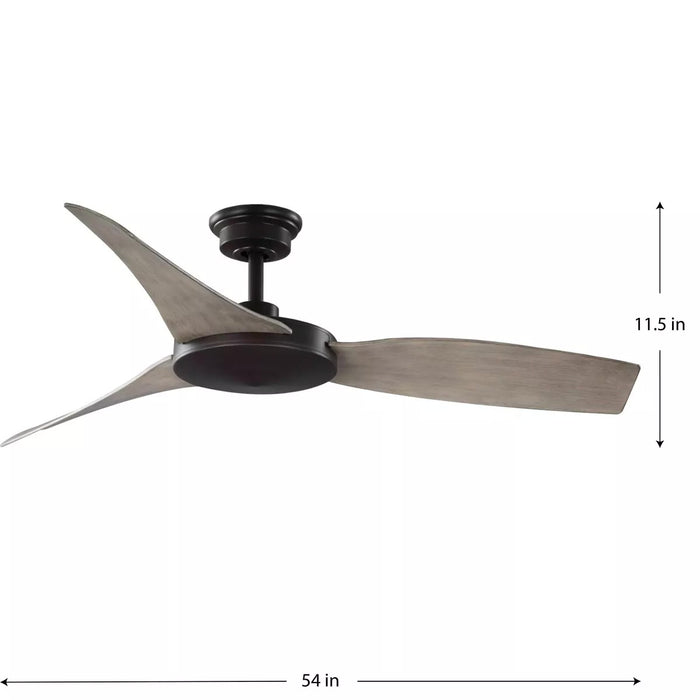 Progress Lighting 94250071020 Spicer 54-Inch 3-Blade Ceiling Fan Antique Bronze (P250071-020)