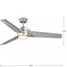 Progress Lighting 9425007215230 Kasota 56-In 3-Blade Ceiling Fan Painted Nickel (P250072-152-30)