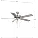 Progress Lighting 94250077009WB AirPro E-Star Fan 52 Inch Ceiling Fan With Light Kit Brushed Nickel (P250077-009-WB)