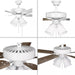 Progress Lighting 94250077030WB AirPro E-Star Fan 52 Inch Ceiling Fan With Light Kit White (P250077-030-WB)