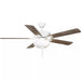 Progress Lighting 94250078030WB AirPro E-Star Fan 52 Inch 5-Blade Ceiling Fan White (P250078-030-WB)