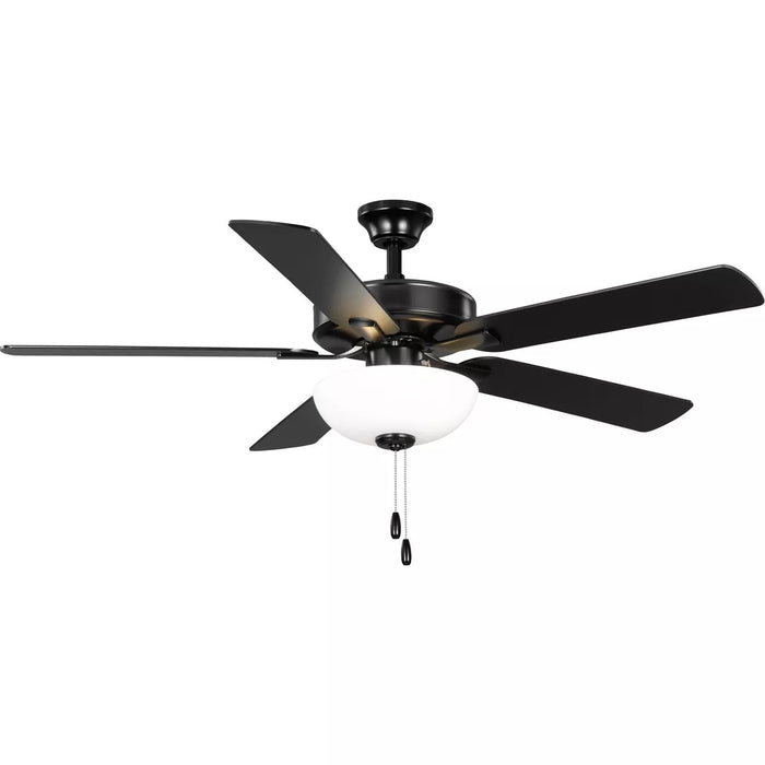 Progress Lighting 9425007831MWB AirPro E-Star Fan 52 Inch 5-Blade Ceiling Fan Matte Black (P250078-31M-WB)