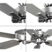 Progress Lighting 94250080009 AirPro Builder Fan 52 Inch Ceiling Fan Brushed Nickel (P250080-009)