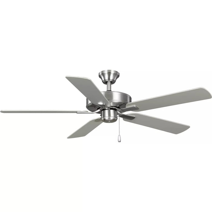 Progress Lighting 94250080009 AirPro Builder Fan 52 Inch Ceiling Fan Brushed Nickel (P250080-009)