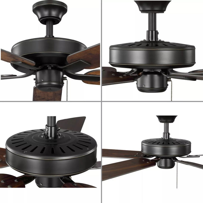 Progress Lighting 94250080020 AirPro Builder Fan 52 Inch Ceiling Fan Antique Bronze (P250080-020)