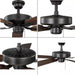 Progress Lighting 94250080020 AirPro Builder Fan 52 Inch Ceiling Fan Antique Bronze (P250080-020)