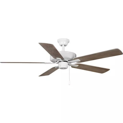 Progress Lighting 94250080030 AirPro Builder Fan 52 Inch Ceiling Fan White (P250080-030)