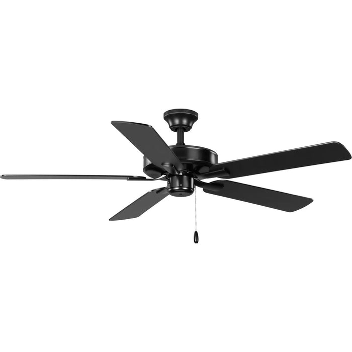 Progress Lighting 9425008031M AirPro Builder Fan 52 Inch Ceiling Fan Matte Black (P250080-31M)