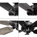 Progress Lighting 9425008031M AirPro Builder Fan 52 Inch Ceiling Fan Matte Black (P250080-31M)