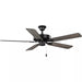 Progress Lighting 9425008031M AirPro Builder Fan 52 Inch Ceiling Fan Matte Black (P250080-31M)