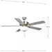 Progress Lighting 94250082009WB AirPro Builder Fan 52 Inch Ceiling Fan With Light Kit Brushed Nickel (P250082-009-WB)