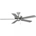 Progress Lighting 94250084009 AirPro E-Star Fan 52 Inch Ceiling Fan Brushed Nickel (P250084-009)