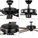 Progress Lighting 9425008431M AirPro E-Star Fan 52 Inch Ceiling Fan Matte Black (P250084-31M)