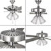 Progress Lighting 94250085009WB AirPro Builder Fan 52 Inch Ceiling Fan With Light Kit Brushed Nickel (P250085-009-WB)