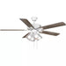 Progress Lighting 94250085030WB AirPro Builder Fan 52 Inch Ceiling Fan With Light Kit White (P250085-030-WB)