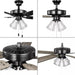 Progress Lighting 9425008531MWB AirPro Builder Fan 52 Inch Ceiling Fan With Light Kit Matte Black (P250085-31M-WB)