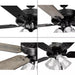 Progress Lighting 9425008531MWB AirPro Builder Fan 52 Inch Ceiling Fan With Light Kit Matte Black (P250085-31M-WB)