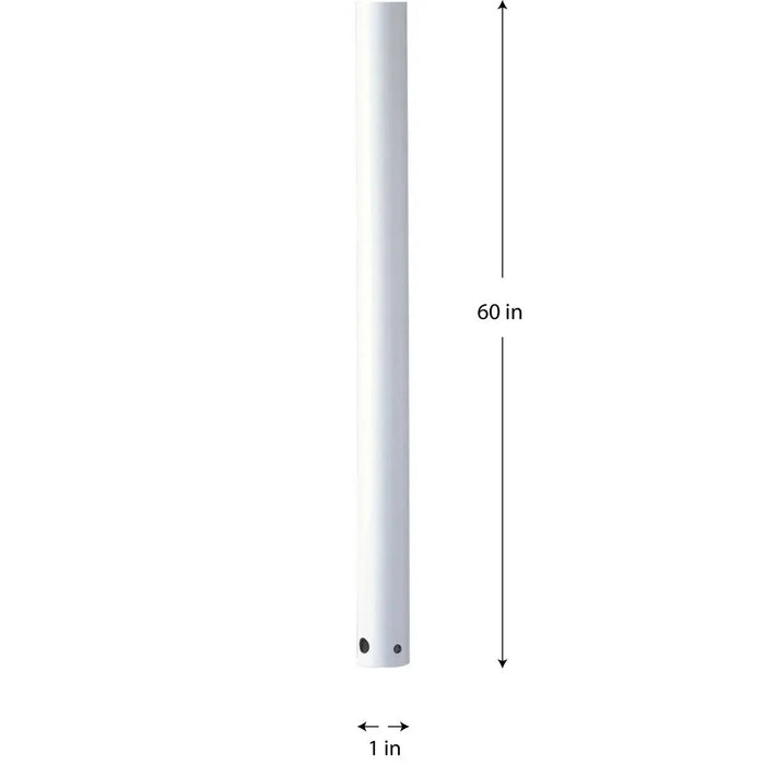 Progress Lighting 94260828 60 Inch Downrod Satin White (P2608-28)