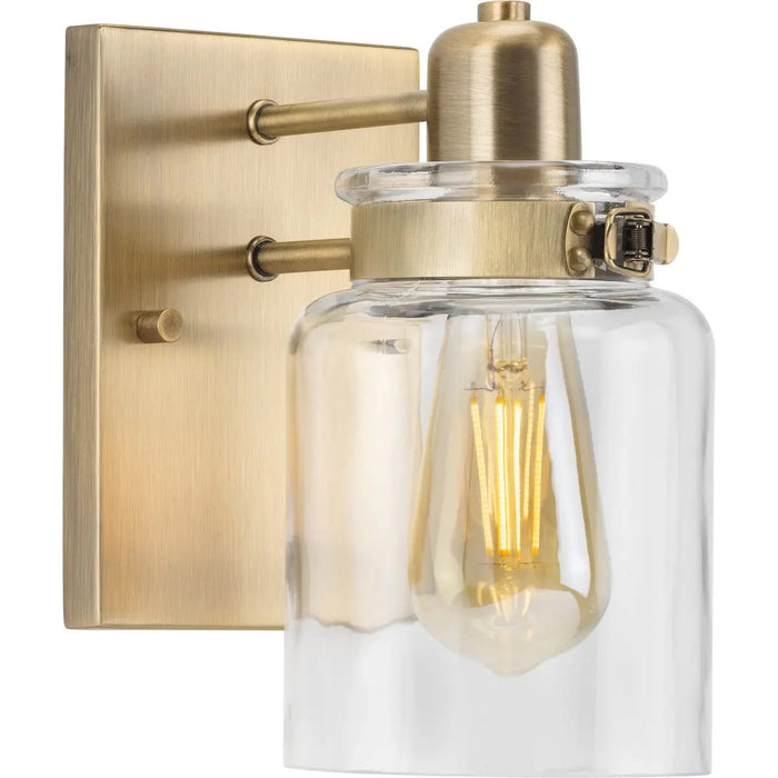 Progress Lighting 94300045163 Calhoun 1 Light 100W Bath And Vanity Light Medium Base Vintage Brass (P300045-163)