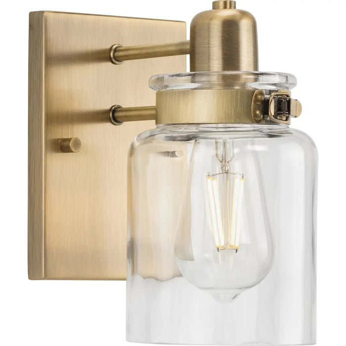 Progress Lighting 94300045163 Calhoun 1 Light 100W Bath And Vanity Light Medium Base Vintage Brass (P300045-163)