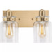 Progress Lighting 94300046163 Calhoun 2 Light 100W Bath And Vanity Light Medium Base Vintage Brass (P300046-163)