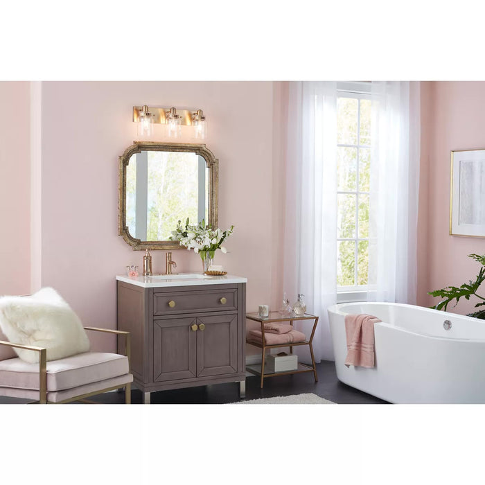 Progress Lighting 94300047163 Calhoun 3 Light 100W Bath And Vanity Light Medium Base Vintage Brass (P300047-163)
