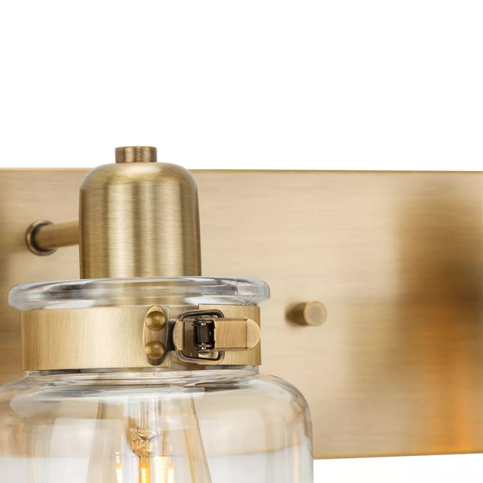 Progress Lighting 94300048163 Calhoun 4 Light 100W Bath And Vanity Light Medium Base Vintage Brass (P300048-163)