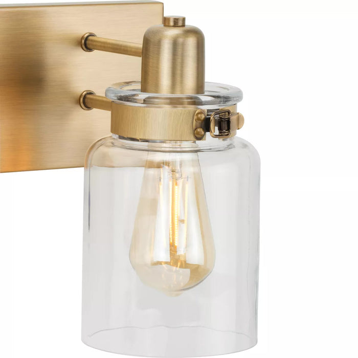 Progress Lighting 94300048163 Calhoun 4 Light 100W Bath And Vanity Light Medium Base Vintage Brass (P300048-163)