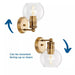 Progress Lighting 94300049163 Hansford 1 Light 60W Bath And Vanity Light Medium Base Vintage Brass (P300049-163)