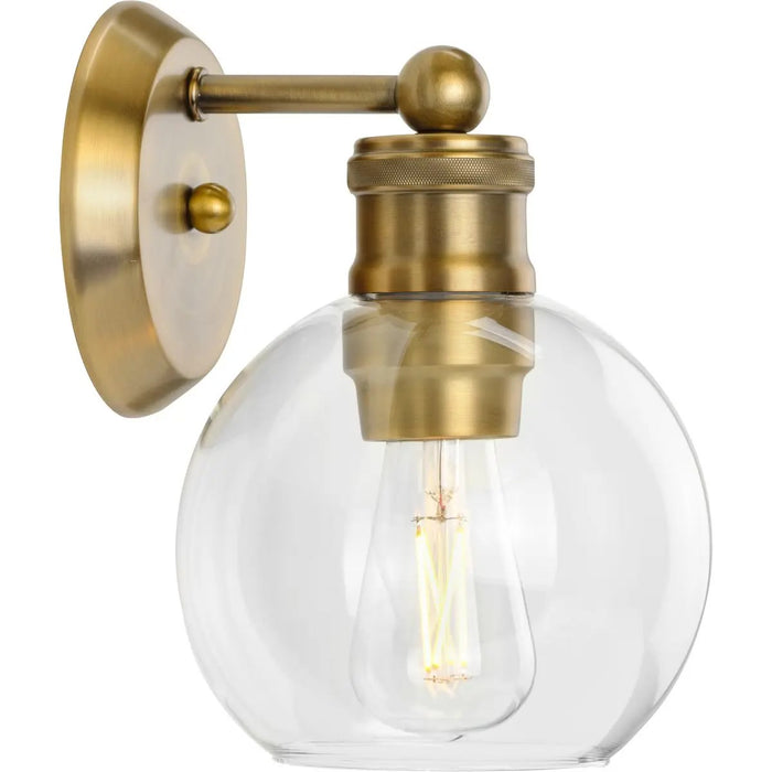 Progress Lighting 94300049163 Hansford 1 Light 60W Bath And Vanity Light Medium Base Vintage Brass (P300049-163)