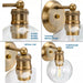 Progress Lighting 94300049163 Hansford 1 Light 60W Bath And Vanity Light Medium Base Vintage Brass (P300049-163)