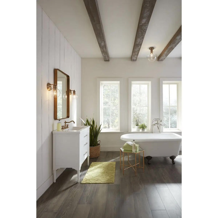 Progress Lighting 94300049163 Hansford 1 Light 60W Bath And Vanity Light Medium Base Vintage Brass (P300049-163)