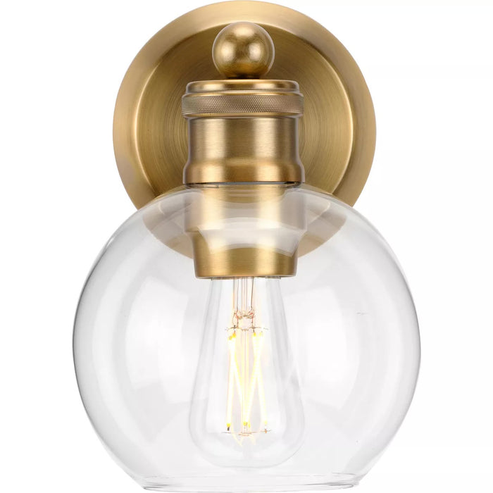 Progress Lighting 94300049163 Hansford 1 Light 60W Bath And Vanity Light Medium Base Vintage Brass (P300049-163)