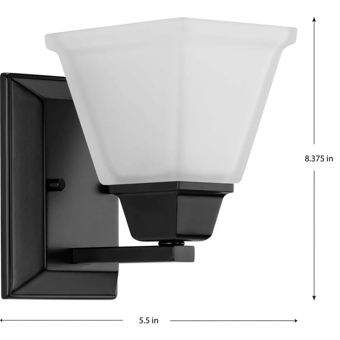 Progress Lighting 9430015831M Clifton Heights 1 Light 100W Bath And Vanity Light Medium Base Matte Black (P300158-31M)