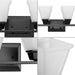 Progress Lighting 9430016131M Clifton Heights 4 Light 100W Bath And Vanity Light Medium Base Matte Black (P300161-31M)