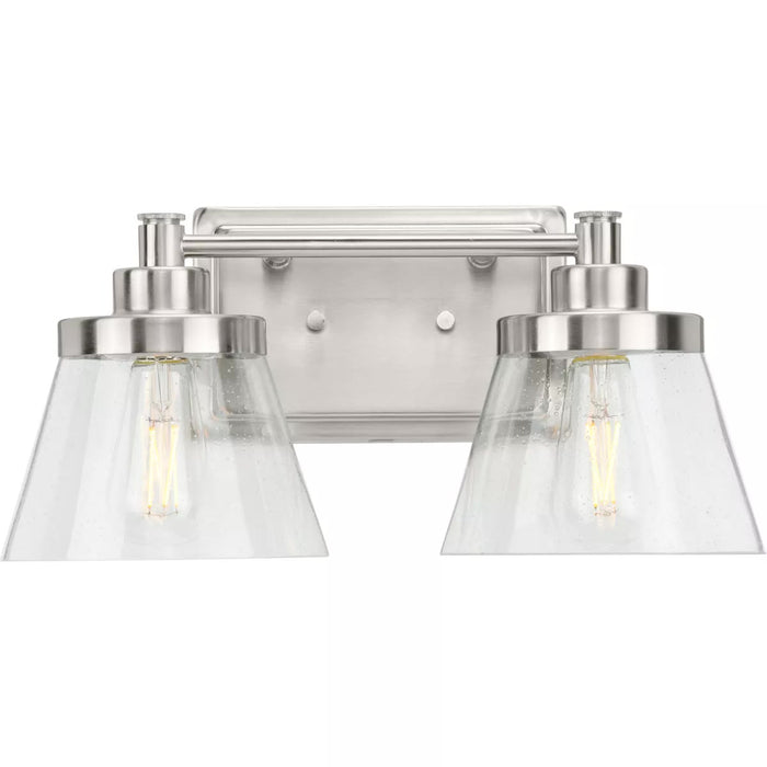 Progress Lighting 94300349009 Hinton 2 Light 60W Bath And Vanity Light Medium Base Brushed Nickel (P300349-009)