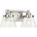 Progress Lighting 94300349009 Hinton 2 Light 60W Bath And Vanity Light Medium Base Brushed Nickel (P300349-009)