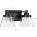 Progress Lighting 9430034931M Hinton 2 Light 60W Bath And Vanity Light Medium Base Matte Black (P300349-31M)