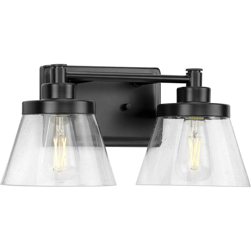 Progress Lighting 9430034931M Hinton 2 Light 60W Bath And Vanity Light Medium Base Matte Black (P300349-31M)