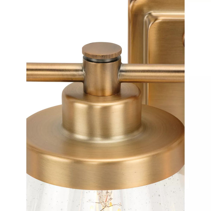 Progress Lighting 94300351163 Hinton 4 Light 60W Bath And Vanity Light Medium Base Vintage Brass (P300351-163)